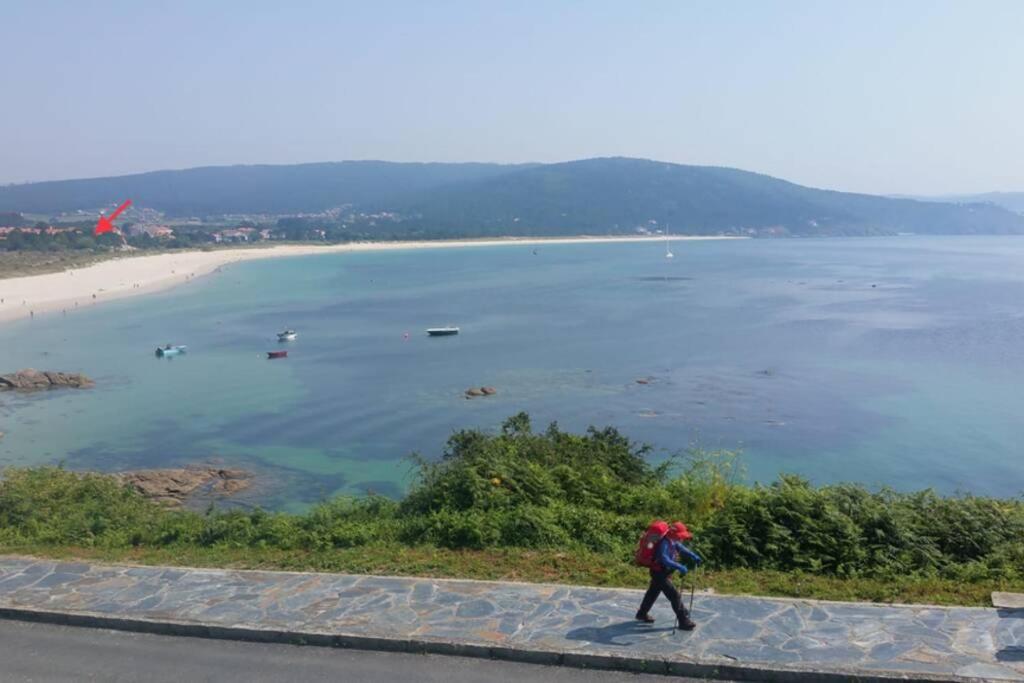 Junto Camino De Santiago,1ª Linea De Playa Apartment Finisterre Exterior photo